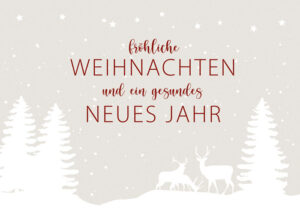 fröhliche Weihnachten und ein gesundes neues Jahr